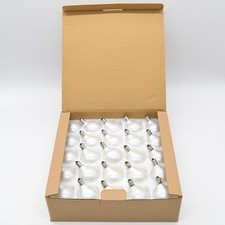 Box of 25 G50 Frosted White 2  7W C7 E12 String Light Replacement Bulbs