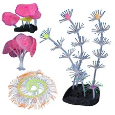 Aquarium Miniature Fluorescent Grass Craft Terrarium Habitat Ornaments Art