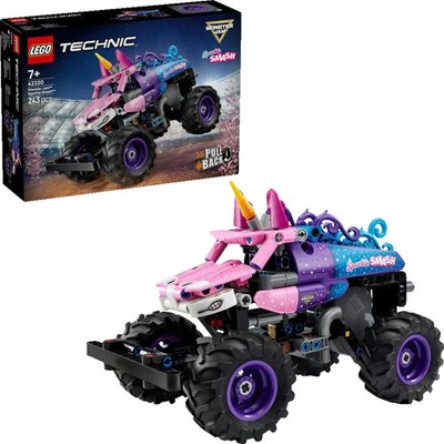 LEGO Technic 42220 Monster Jam Sparkle Smash mit Rückziehmotor Klemmbausteine