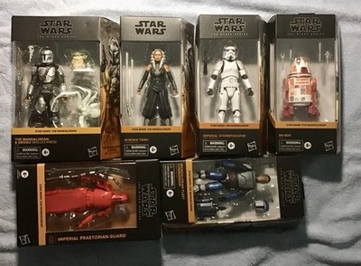 6 Star Wars Mandalorian 6  Action Figures Sealed Ahsoka Grogu Stormtrooper More