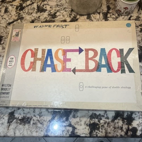1962 Chase Back Milton Bradley Vintage Board Game Complete Excellent Condition