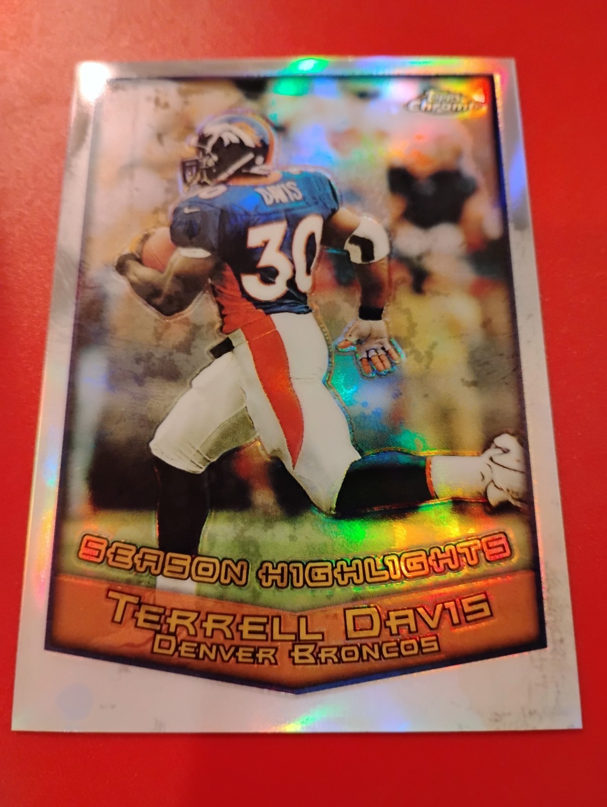 1999 Topps Chrome Refractors #129 Terrell Davis SH 053-E