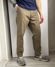 Spoke Mens Chino Trousers Size 38 Build C Khaki Straight leg