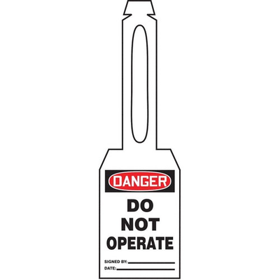 #ad ACCUFORM TAL350 Loop n Strap Danger Tag5 1 4in HPK25 3VAX3 $53.15