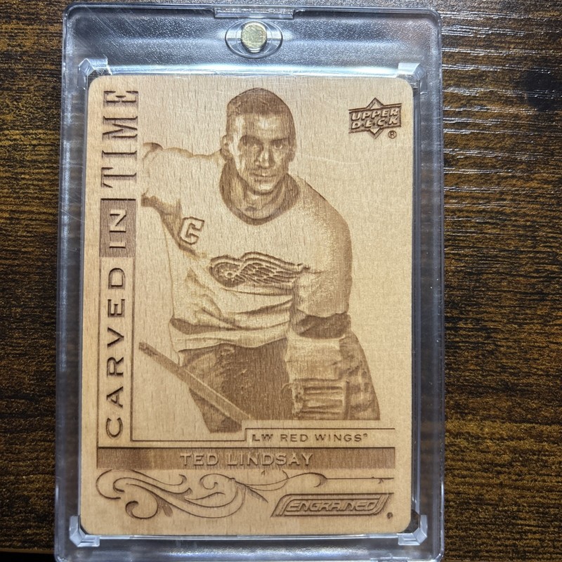2025 Upper Deck Ted Lindsay Carved In Time #CT-TL