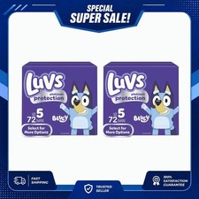  2 pack Luvs Platinum Protection Baby Diapers, Size 5 27 lbs , 72 Count