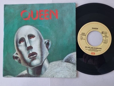 Queen - We Are The Champions 7'' Vinyl Europe RE-ISSUE/ DIFFERENT LABEL - Bild 1 von 4
