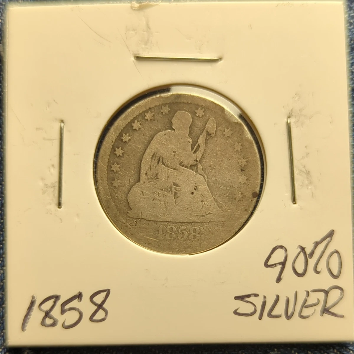 専用出品 1858 Year Seated Liberty US Quarters (1838-1891) for sale | eBay
