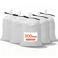 VEVOR Empty Sandbags 300 Packs 16x26 in Heavy Duty Sand Bags 50lb Capacity