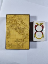 Cofanetto In Legno Con Carte Napoletane Modiano 97/90  In TRIPLEX, Bellissimo!