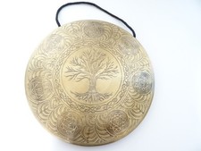 12" Gong TamTam Nepalese Etched Gong Meditation Sound Therapy Gong Bath Note D#4