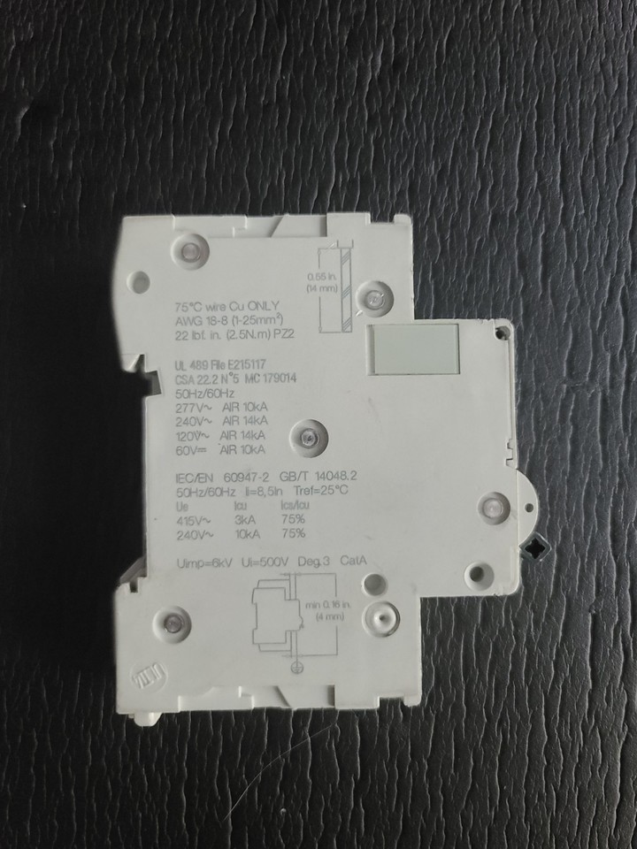 Schneider automatico magnetotermico c60n 6ka 2p 63a curva c 24276 interruttore - Nuovo | Leroy