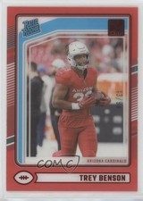 2024 Panini Clearly Donruss Rated Rookie Red 13/149 Trey Benson #74 Auto 1oa8