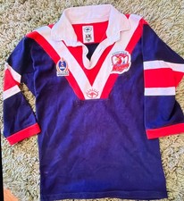 Authentic Rugby League 90s Classic B Fittler Vintage Sydney roosters Rugby Shirt
