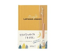 Midori Diary with Embroidered Bookmark Owl Design 12894006