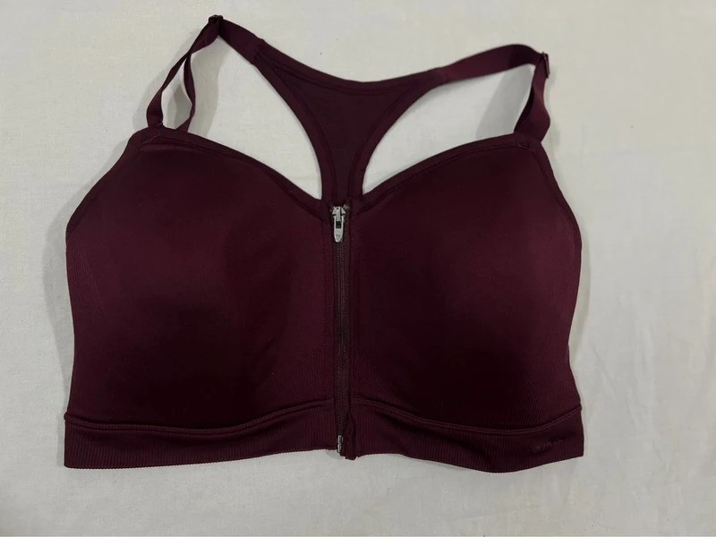Victoria's Secret PINK Front-Zip Sports Bra (L-DD)