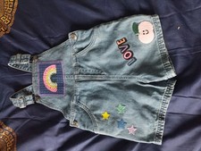 Girls Dungarees Size 3-4 Years