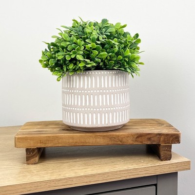 Pflanzkübel Ständer Aufsteller 31,5 cm Hocker Ornament Deko Podest Sockel Küche