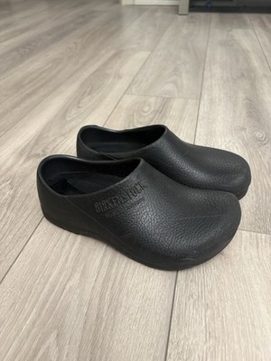 Birkenstock Profi Birki Slip-On Work Clog Black Size 39 Ladies 8 Mens 5.5 Unisex