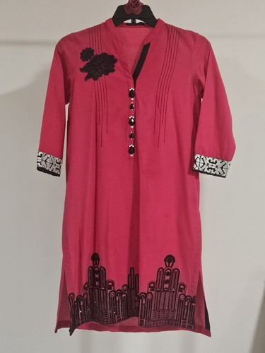 LimeLight Pakistani And Indian Dress Kurta Women's Size Small Fancy Pink 