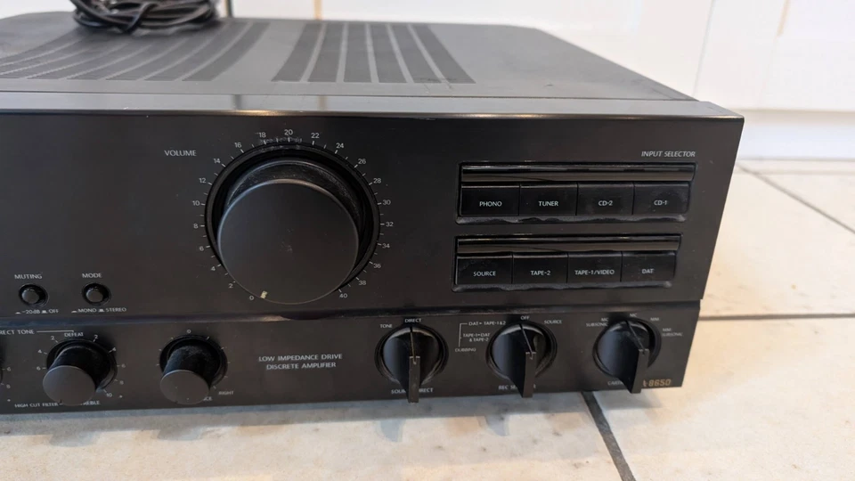 Onkyo A 8650 High End Vollverstärker funktionsfähig - Bild 3 von 4