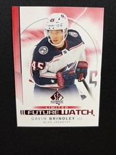 24-25 UD SP Authentic Limited Red Future Watch 111 Gavin Brindley