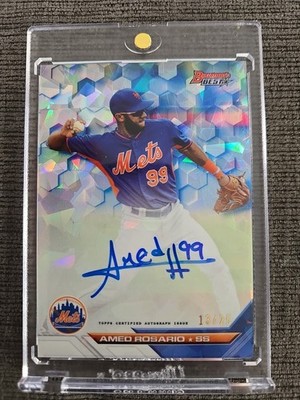 2016 Bowman's Best of Atomic Refractor #13/25 Amed Rosario Auto 