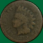 1870 Indian Head Cent Good G Coin, Corroded #50366