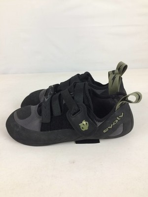 Excellent Evolv Kronos Men's Climbing Shoes, Black/Olive, M13