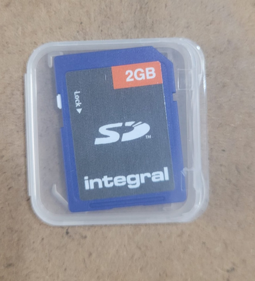 Integral 2GB Secure Digital (SD) Memory Card - Single - Opened, Never Used