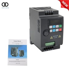 VFD 1 to 3 Phase Variable Frequency Drive Inverter 220 V 3 HP 2.2 KW
