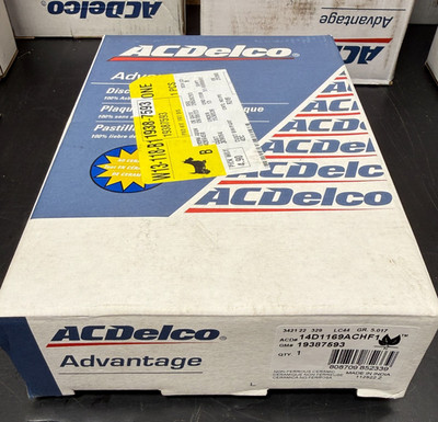 New GM ACDelco Silver Ceramic Front Disc Brake Pad / Clips 14D1169ACHF1 19387593