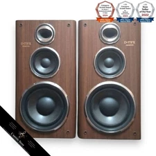 Onkyo D77FX Speakers Left Right Pair Good Condition Horn Tweeter