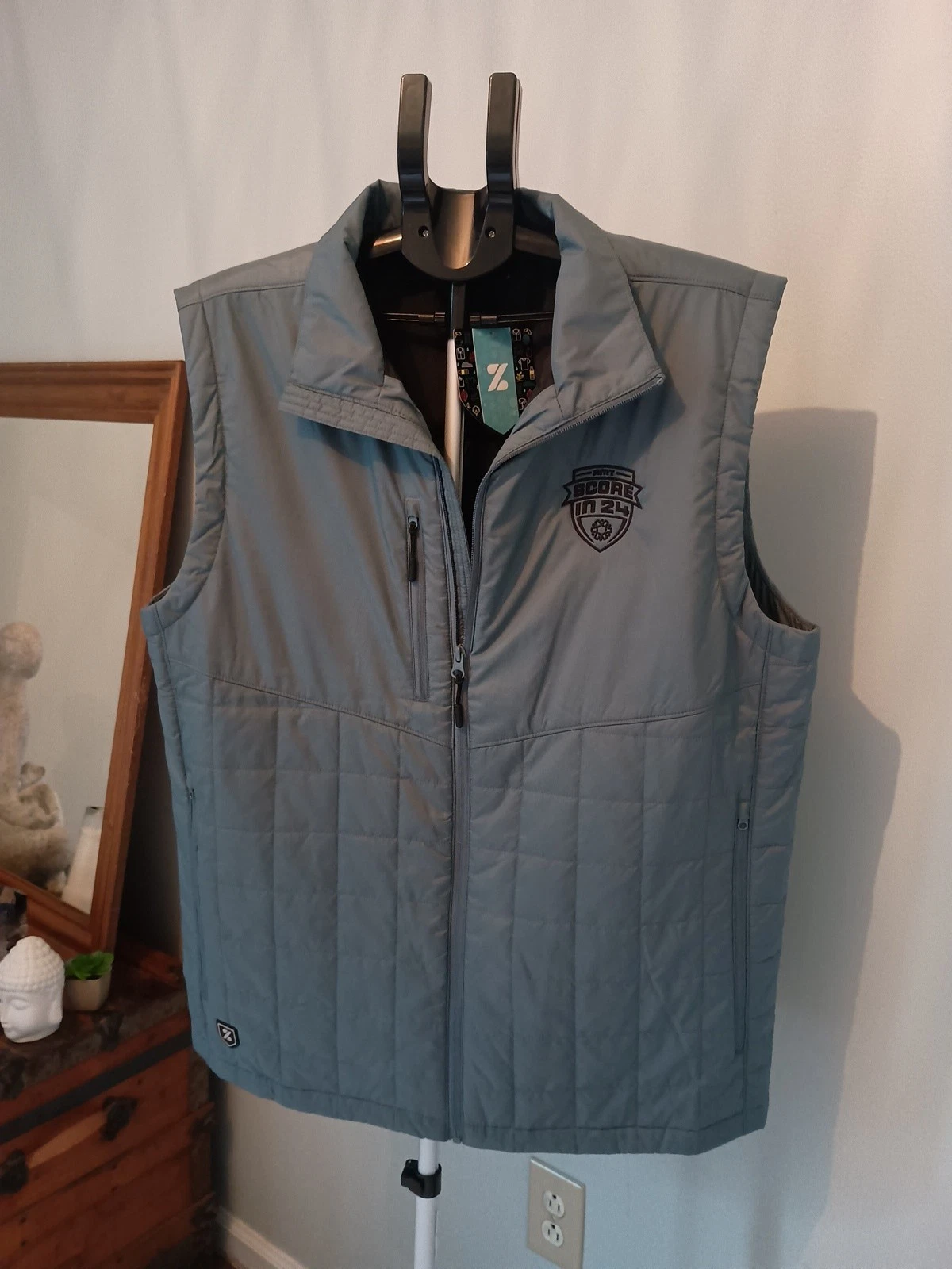 Zusa St Cloud Puffer Vest Mens 2XL Packable Lightweight Recycled Water Repellant