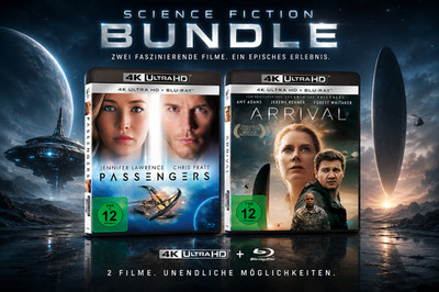 Passengers + Arrival - 4K Ultra HD + Blu-ray Science Fiction Bundle # UHD+BD-NEU