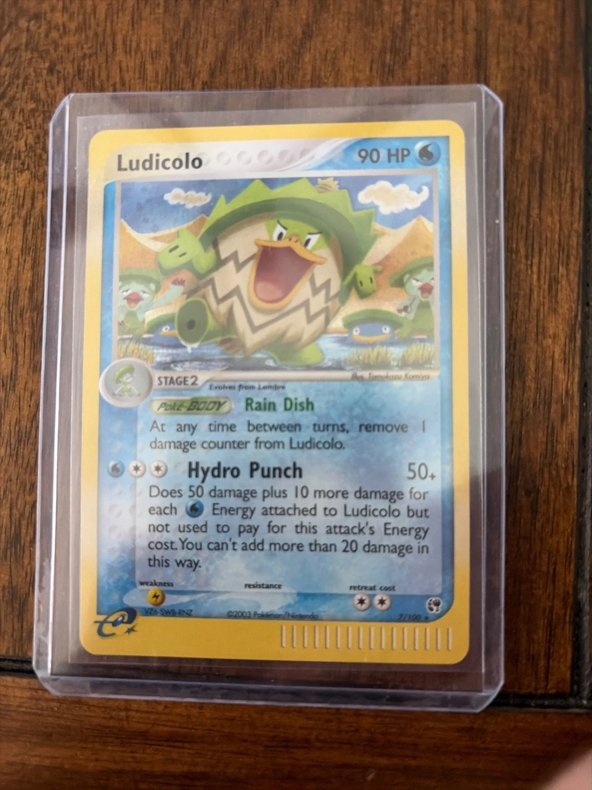 Ludicolo 7/100 Sandstorm Holo