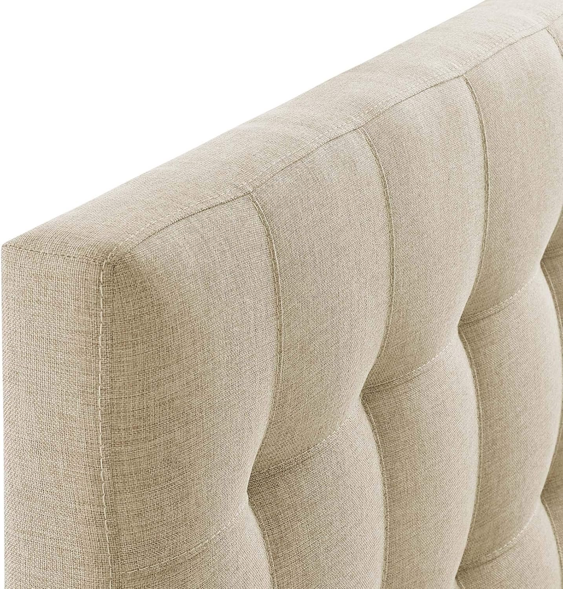 Lilyページ Amazon.com - Modway Lily Tufted Linen Fabric Upholstered