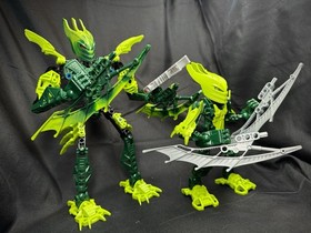 LEGO BIONICLE 8980 Gresh Glatorian & 7117 Gresh Bionicle STARS Complete Figures