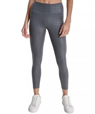 DKNY Sport Women's High-Rise 7/8 Workout Leggings Turbulence M