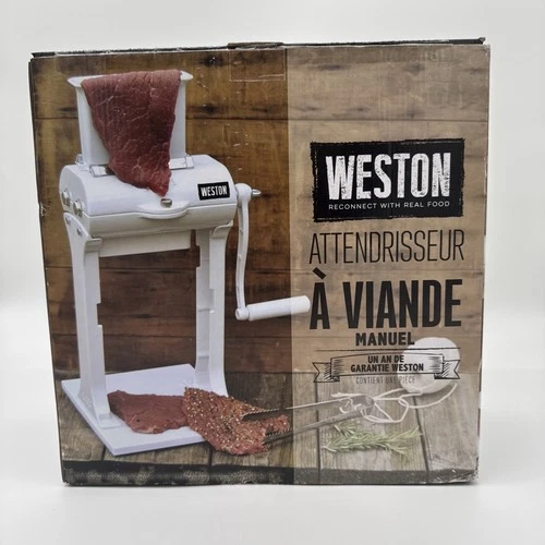 Weston Meat Tenderizer Tool & Heavy Duty Cuber, White (07-3101-W-A) never used - product listing photo