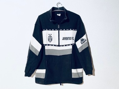 Juventus Adult L Football 1/4 Zip Training Jacket 90s Kappa