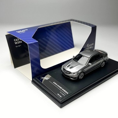 KING MODEL 1/64 Scale Mercedes-Benz AMG C63 W204 Silver Diecast