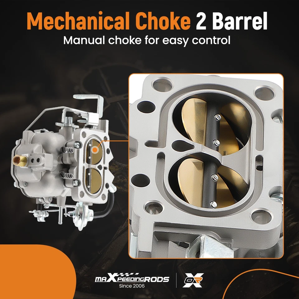 CARBURETOR CARB 2-BARREL FOR DODGE CHRYSLER  318 V8 5.2L 1967-1980 6 CIL ENGINE - Image 4 of 4