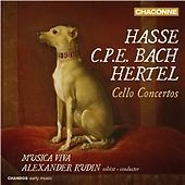 C.P.E. / RUDIN,ALEXANDER BACH - HASSE C.P.E. BACH & HERTEL: CELLO CONCERTOS