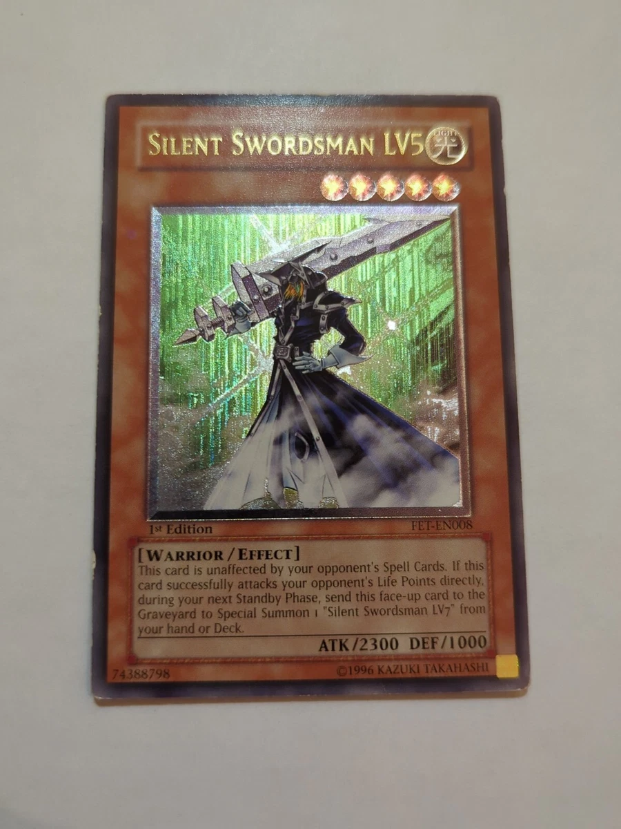 Silent Swordsman Prismatic Ultimate Rare Yu-Gi-Oh! Silent Swordsman Card -  RA02-EN011 Prismatic Ultimate Rare 1st Edition Mint YU-GI-OH Collectible  Cards, image size:900x1200