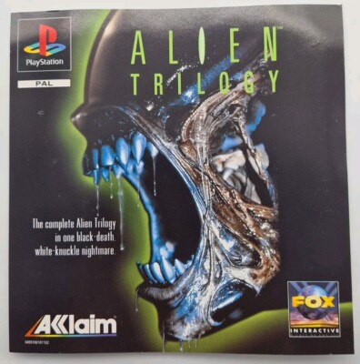 Alien Trilogy PS1 PlayStation Game w/Manual Shooter Platinum UK