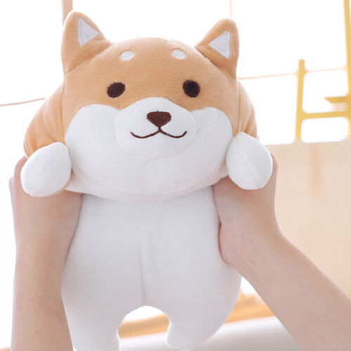 Cute Fat Shiba Inu Dog Plush Toy Stuffed Soft Kawaii Animal Cartoon Pillow Gift - Picture 1 of 9