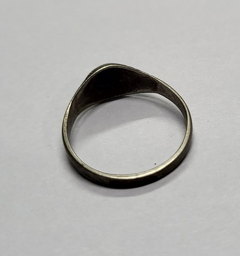 Natural Blue Sapphire Gemstone Sterling Silver Round Vintage Ring SZ:5 US 1.44 G - Picture 19 of 21