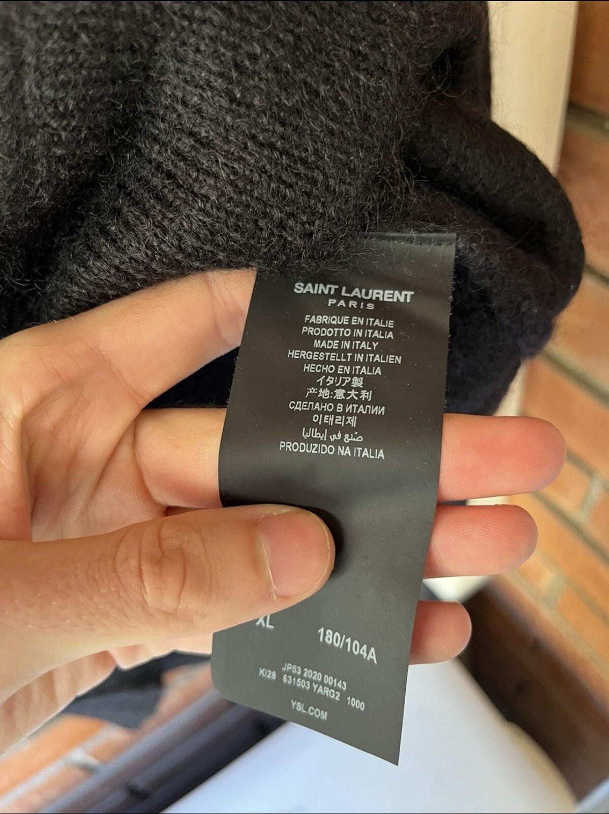 Saint Laurent Paris uomo