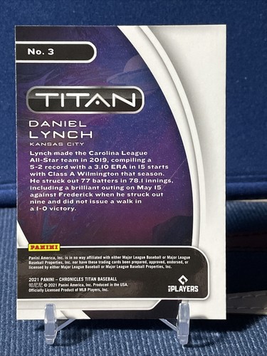 2021 Chronicles Titan Daniel Lynch RC #3 Rookie - Picture 2 of 2